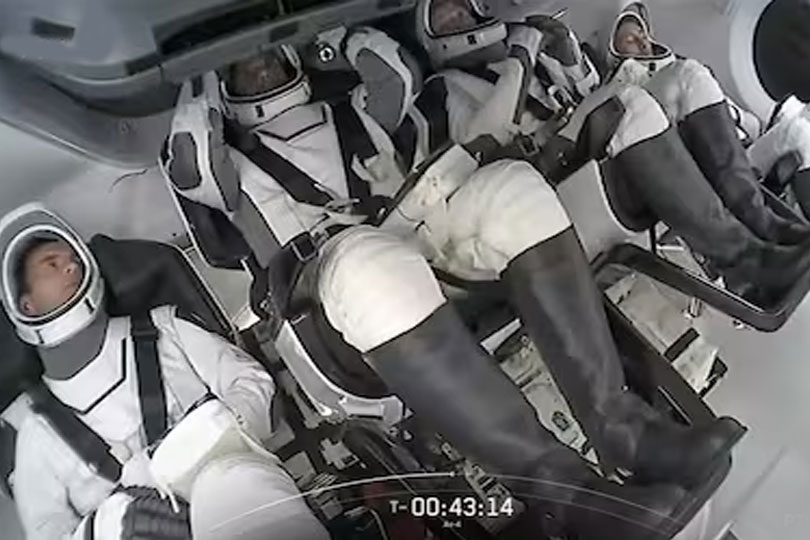 ആക്സിയം-4 ദൗത്യം ; ഡ്രാഗൺ പേടകവുമായി ഫാൽക്കൺ-9 റോക്കറ്റ് വിക്ഷേപിച്ചു